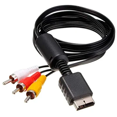 Afbeelding van Ociodual AV TV kabel voor Playstation PS3 PS2 PS1 PSX Audio Video Composite 3 RCA