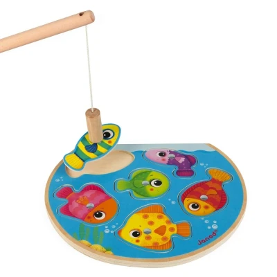 Afbeelding van Janod Houten spel vissen vangen magnetisch