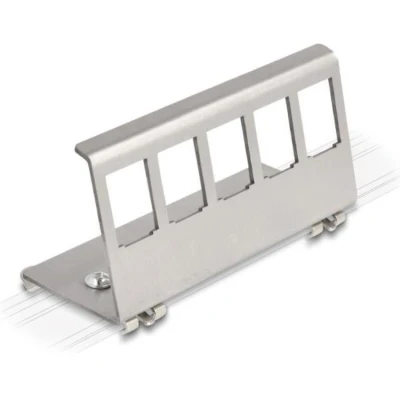 Afbeelding van Delock Keystone Metall Halterung 5 Port für Hutschiene HQ products
