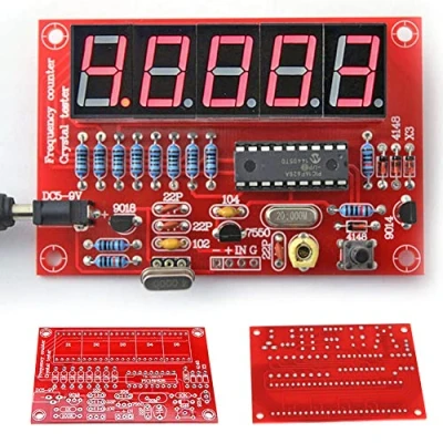Afbeelding van Chesoon Frequentieteller Board Digitaal LED Display Crystal Oscillator en Frequentiemeting 1 50 MHz met programmeerbare frequentie instellingen hoge precisie