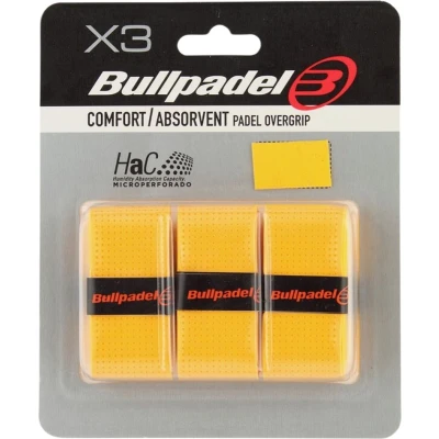 Afbeelding van Bullpadel GB1201 Overgrip Geel 3 St. Grip Multi