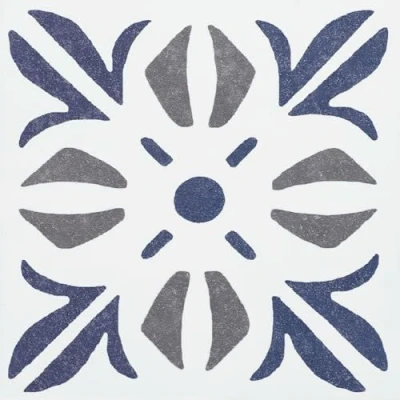 Afbeelding van d c fix Set van 6 wandtegels zelfklevend Cubia Blue PVC vinyl tegels klein 15 cm x