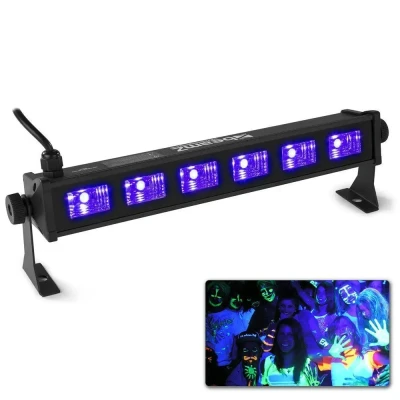 Afbeelding van BeamZ BUV63 compacte LED Blacklight BAR met 6x 3W LED&#039;s