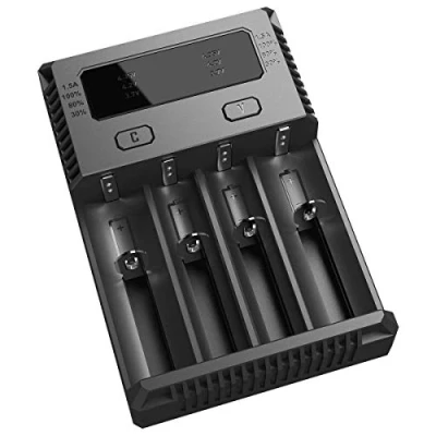 Afbeelding van Nitecore New I4 Oplader, uniseks, volwassenen, zwart, Nicotine Level 0