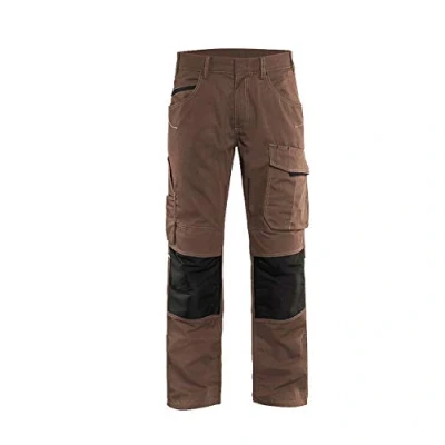 Afbeelding van Blaklader Service werkbroek met stretch zonder spijkerzakken 1495 1330 Bruin/Zwart D84