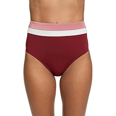 Afbeelding van ESPRIT Bikinibroekje dames tayrona beach rcshigh.w.brief,dark red,34