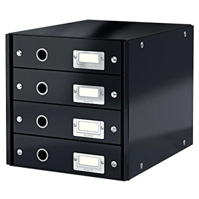 Afbeelding van Leitz Click &amp; Store Lades 60490095, 4 Lades, Zwart
