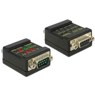 Afbeelding van Delock RS 232 Tester DB9 vrouwelijk &gt; mannelijk