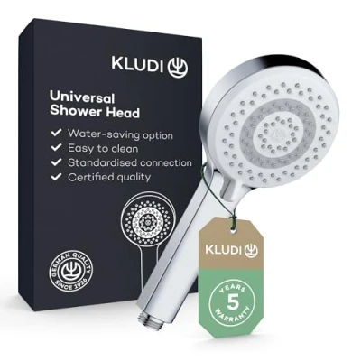 Afbeelding van Kludi, douchekop, X1 10,7 cm douchediameter (3 Typen balken, 15 l/min)