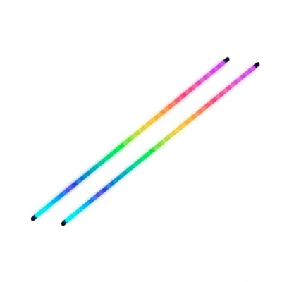 Afbeelding van Mars Gaming MLT TWO, 2x NEON ARGB 400mm LED Strips, 5V 3 Pin Compatibel met Hubs en MB ARGB, Flexibele PC Strip Kit Meerdere Mogelijkheden, Snelle Gemakkelijke Plug and Play Montage