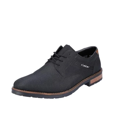 Afbeelding van Rieker Heren 14614 lage veterschoenen, zwart, 45 EU