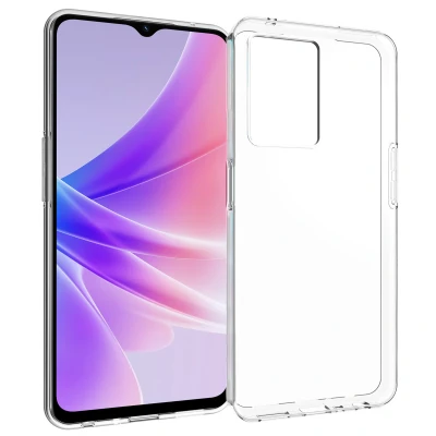 Afbeelding van Oppo A77 Hoesje Siliconen en TPU (zacht) Accezz Softcase/Backcover Transparant Telefoonhoesje