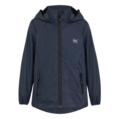 Afbeelding van Regenjas Mac in a Sac Junior Navy Maat 128 / 140