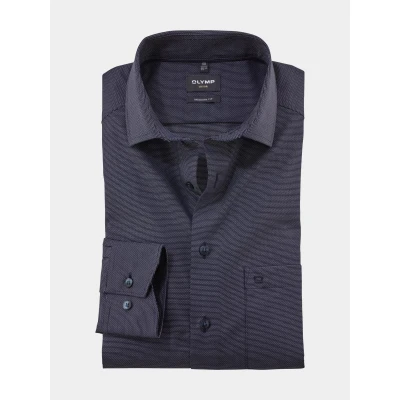 Afbeelding van Olymp Business hemd lange mouw Blauw Luxor 137274/18 Maat 37