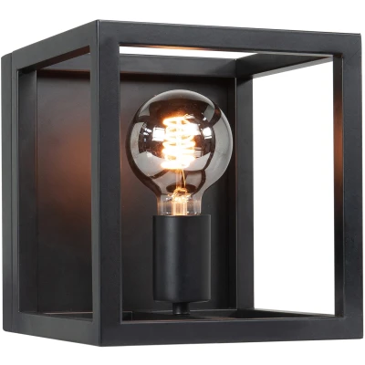 Afbeelding van Highlight wandlamp Fragola 1 lichts 23 x22 cm zwart