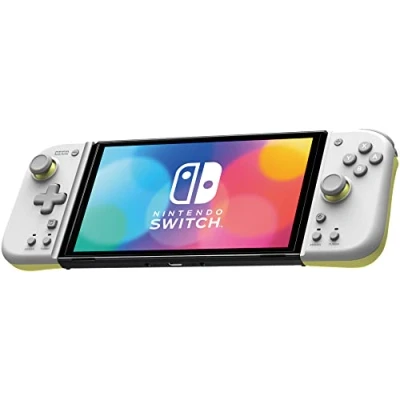 Afbeelding van Hori Split Pad Pro Compact Controller Light Gray/Yellow