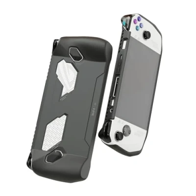 Afbeelding van Skull &amp; Co. GripCase Ally for ROG Ally: A Soft Protective Case with Textured Grips Full Protection and Stand, Shock Absorption Non Slip Anti Scratch Cover Design Black