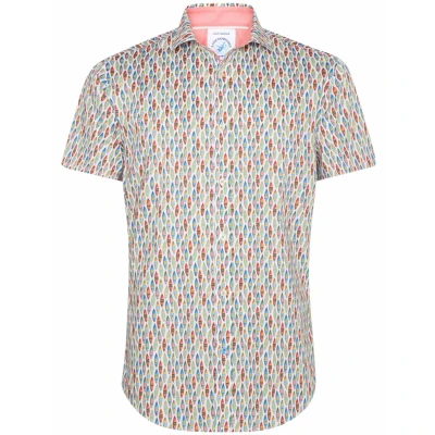 Afbeelding van A fish named Fred casual overhemd multi
