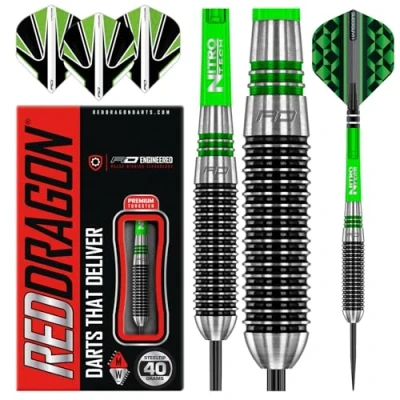 Afbeelding van RED DRAGON Titan 2: Steeltip Tungsten Dartpijlen Professioneel 40 gram