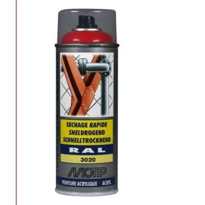 Afbeelding van Industrial RAL3020 400 ml. Motip