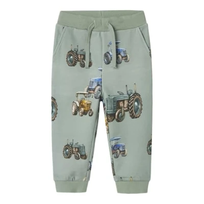 Afbeelding van Name It mini jongens broek LUDVIG Green Regular Fit