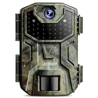 Afbeelding van iZEEKER Wildcamera, 32MP HD Wildcamera met 940nm IR LED No Glow Onzichtbaar, Nachtelijke Waterdicht IP66 voor Faunaobservatie en Binnenshuis Beveiligingsbewaking