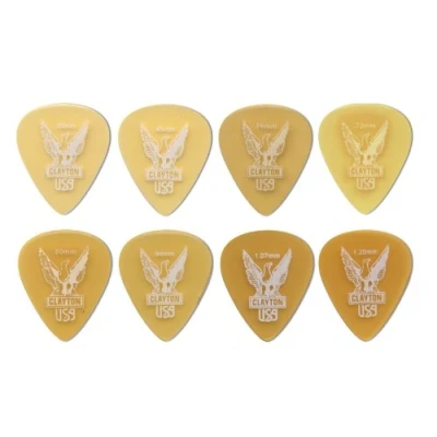 Afbeelding van Clayton Ultem Gold standaard plectrum 1.07 mm 12 pack