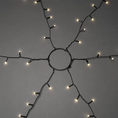 Afbeelding van KONSTSMIDE Led boomverlichting Ledlichtsnoer 6 strengen à 75 frozen warmwitte dioden (1 stuk)