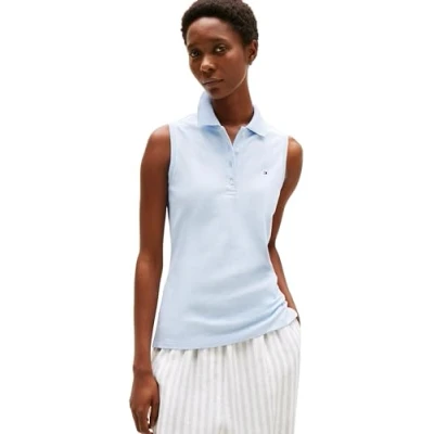 Afbeelding van Tommy Hilfiger Sleeveless Top, Dames, Maat: XS, Sky blue