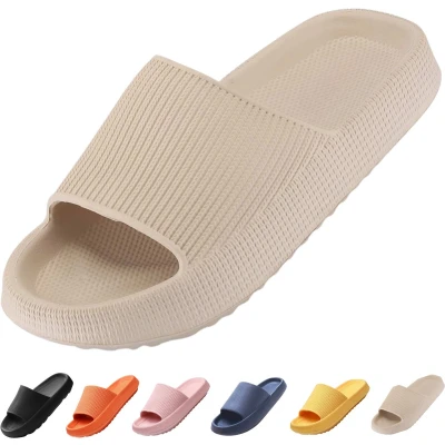 Afbeelding van Vivva Zachte Slippers Badslippers Hotelslippers Slides Pantoffels Sloffen Anti Slip Beige Maat 38/39 FLIPSY