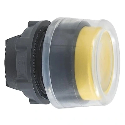 Afbeelding van SCHNEIDER ELECTRIC HARMONY XB5 KOP DRUKKNOP VERHOOGD TERUGVERING 22MM GEEL
