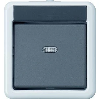 Afbeelding van Gira drukcontact 1v 1pt ip44 knx 515130