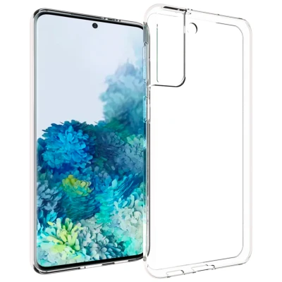 Afbeelding van Samsung Galaxy S21 Plus Hoesje Siliconen en TPU (zacht) Accezz Softcase/Backcover Transparant Telefoonhoesje
