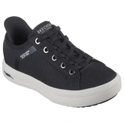 Afbeelding van Skechers Arch Fit Arcade Forever Cozy Hands Free Slip ins Sneakers voor dames, zwart, 39 EU