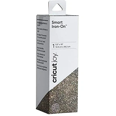 Afbeelding van Cricut Joy Smart Glitter opstrijkbaar Multi 48 cm (19 ft) Warmteoverdracht Vinylrol (HTV) Voor gebruik met