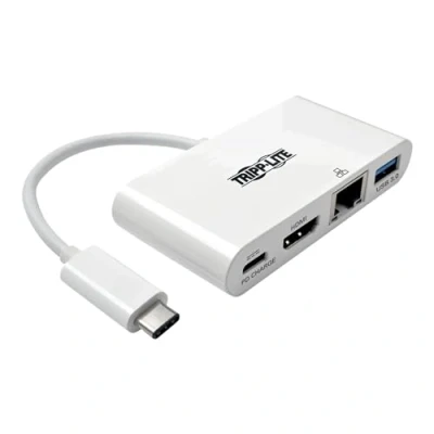 Afbeelding van Tripp Lite U444 06N HGU C video kabel adapter USB + A HDMI Wit