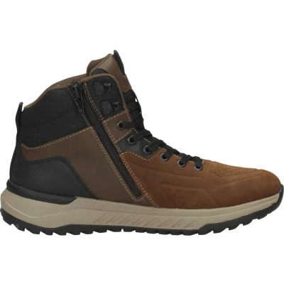 Afbeelding van Rieker Veterschoenen Hoog cognac Maat 46
