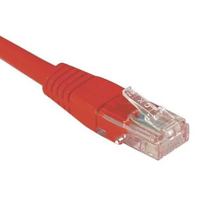 Afbeelding van Netwerkkabel budget RJ45 CAT 6 U/UTP rood 5 m