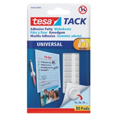Afbeelding van Dubbelzijdige kleefpads kneedgum Tesa tack 80stuks