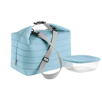 Afbeelding van Guzzini On the Go Thermotas groot + 1 schaal Blauw