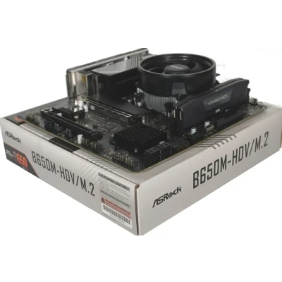 Afbeelding van Azerty Upgradekit Asrock 7600 AMD Ryzen 5 B650M HDV/m.2 32 GB Corsair 6000 Mhz DDR5