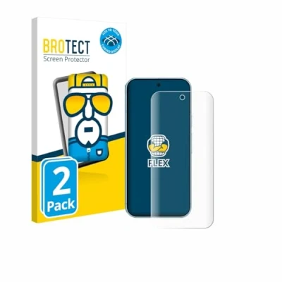 Afbeelding van BROTECT Full Cover Screen Protector voor Google Pixel 9/9 Pro (2 Stuks) Schermbeschermer, 3D Curved