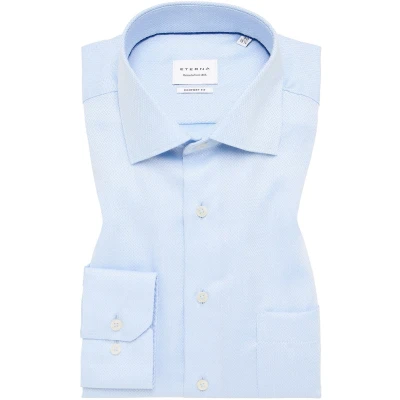 Afbeelding van Eterna Comfort FIT Overhemd, Heren, Maat: 46, Hellblau