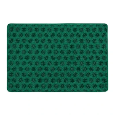 Afbeelding van Relaxdays deurmat rubber 60 x 40 cm schoonloopmat droogloopmat noppen groen