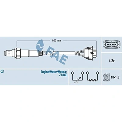 Afbeelding van Fae Lambda sonde 77247