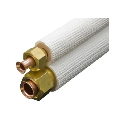 Afbeelding van Kant &amp; klaar airco dubbele koelleiding 1/4&quot; x 5/8&quot; flare 5 meter. Artikelnr: FS2505