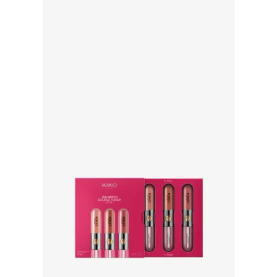 Afbeelding van KIKO Milano Unlimited Double Touch LIP SET Lippalet, Dames, Maat: 18 ml, Nude attitude