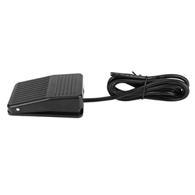 Afbeelding van Industriële voetschakelaar 220VAC 10A Reset voetpedaalschakelaar TFS 01 met 2m kabel voor tafelboormachines, gereedschapsmachines, hydraulische persen