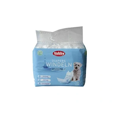 Afbeelding van Nobby Luiers voor reuen, S M, 30 46 cm, 1 verpakking (1 x 12 stuks)