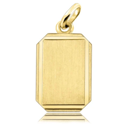 Afbeelding van Juwelier Zwartevalk 14 karaat gouden plaat hanger 14.801.098